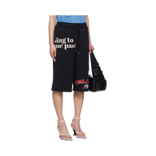 Regenerated Graphic Sweatshirts Drawstring Shorts
