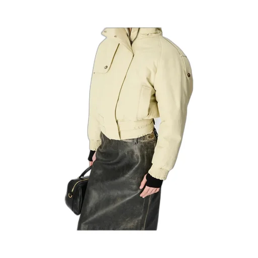 High-Neck Bomber Jacket