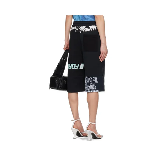 Regenerated Graphic Sweatshirts Drawstring Shorts