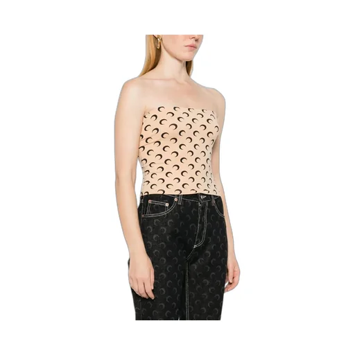All-Over Moon Printed Top
