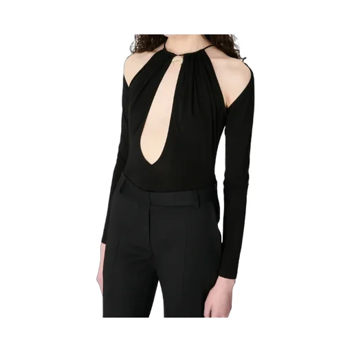 Keyhole Detailed Long-Sleeved Bodysuit
