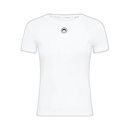 Crescent Moon Embroidered Crewneck T-Shirt