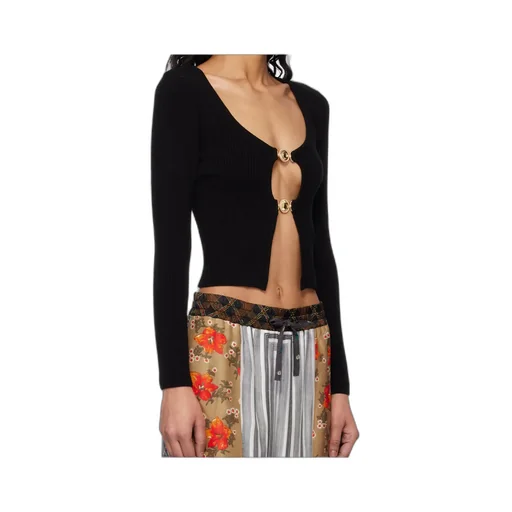 Moon Jewelry Knit Open Cardigan