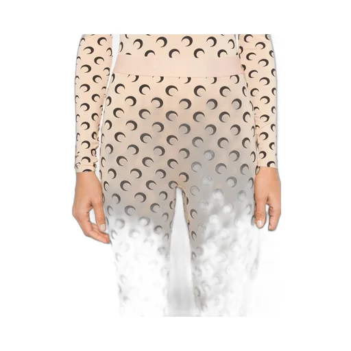 Moon Printed Skinny-Cut Leggings
