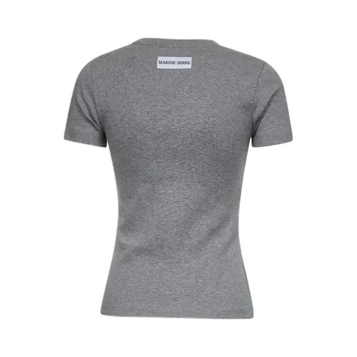 Crescent Moon Embroidered Crewneck T-Shirt