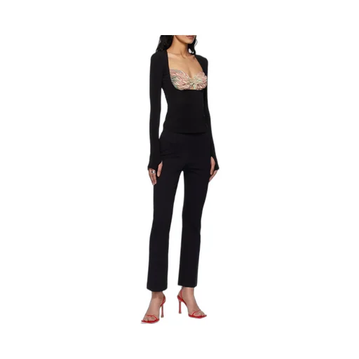 Detailed Long-Sleeved Blouse