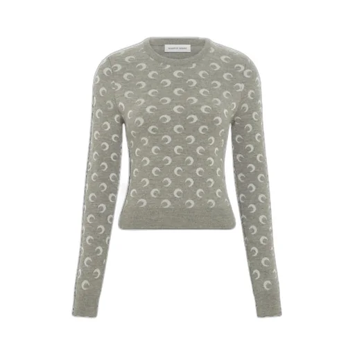 Moon Jacquard Knitted Sweater