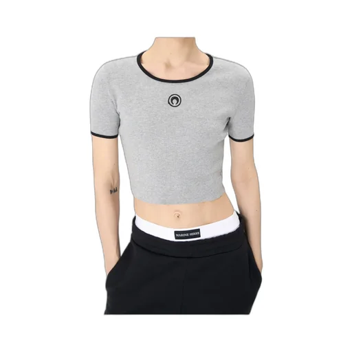 Logo Detailed Cropped Top