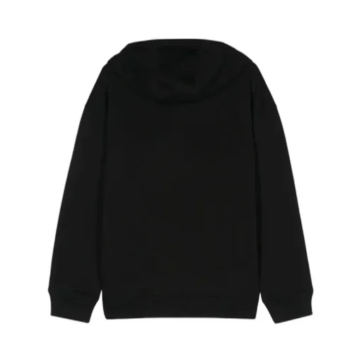 Logo Embroidered Drawstring Hoodie