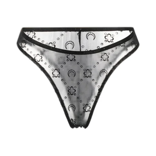 Mesh Flock Glitter Briefs