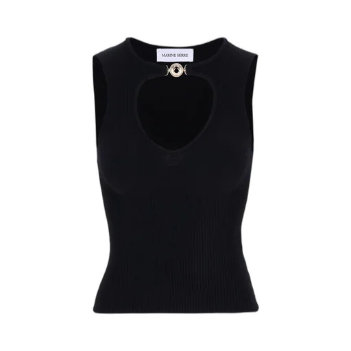 Cut-Out Detailed Knitted Top