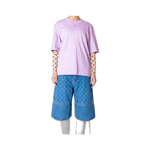 Moon Embroidered Jersey T-Shirt