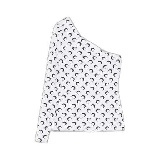 Recycled Moon Jersey Second Skin Asymmetric Top