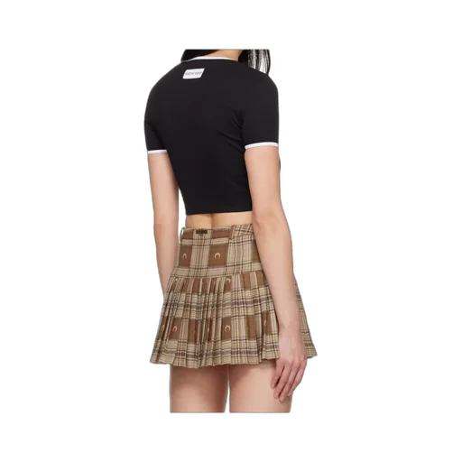 Moon Logo Jersey Cropped Top