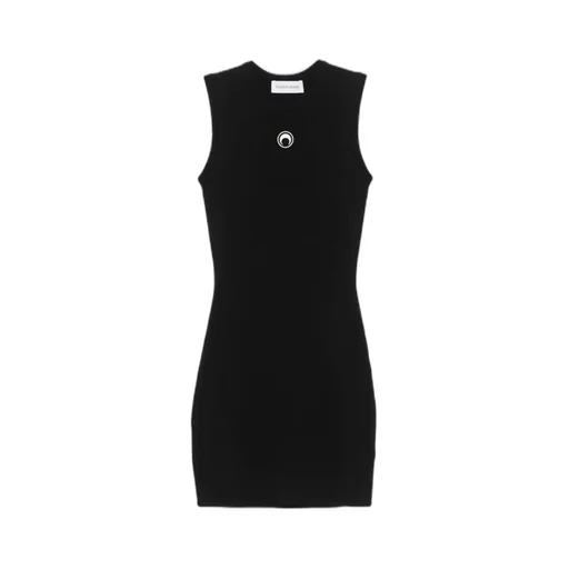 Crescent Moon Sleeveless Mini Dress