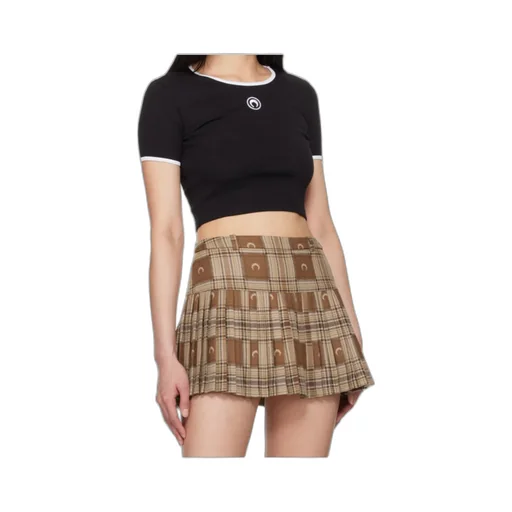Moon Logo Jersey Cropped Top