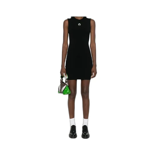 Crescent Moon Sleeveless Mini Dress