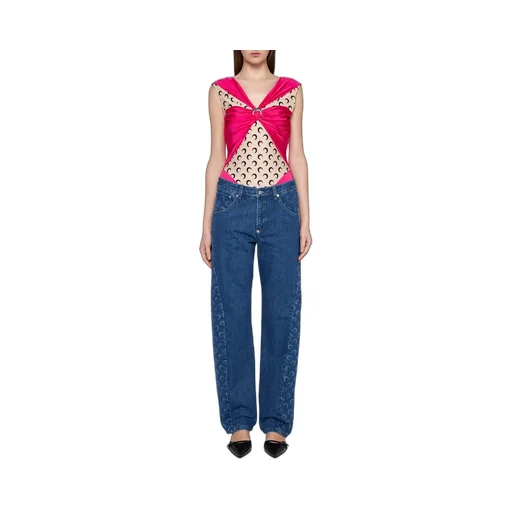 V-Neck Sleeveless Draped Bodysuit