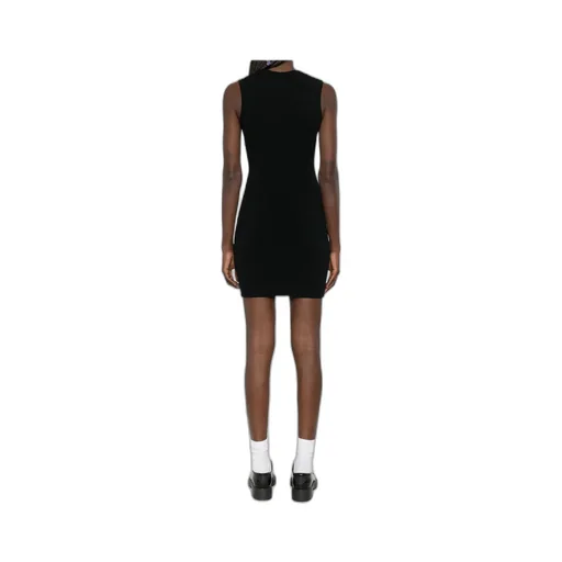 Crescent Moon Sleeveless Mini Dress