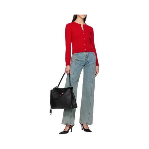 Moon Laser Denim Flare Jeans