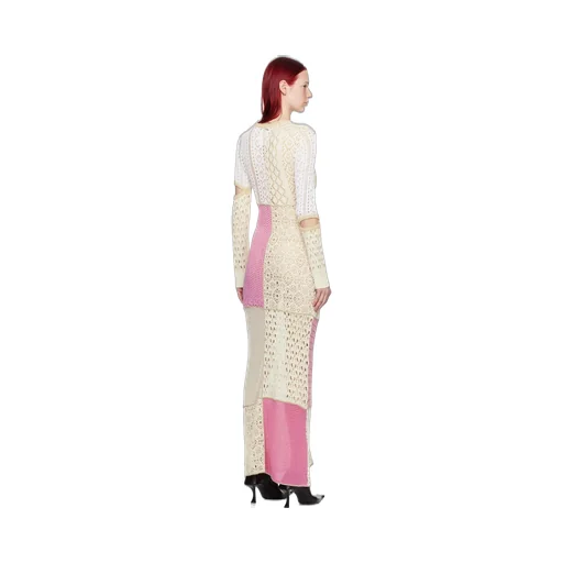 Regenerated Long-Sleeved Dress
