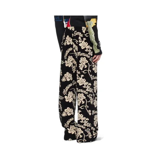 Pattern Jacquard Sweatpants