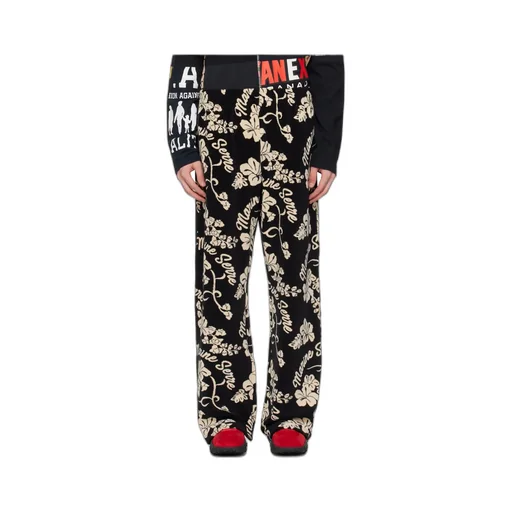 Pattern Jacquard Sweatpants
