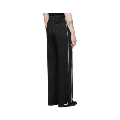 Jacquard Logo Pattern Casual Pants