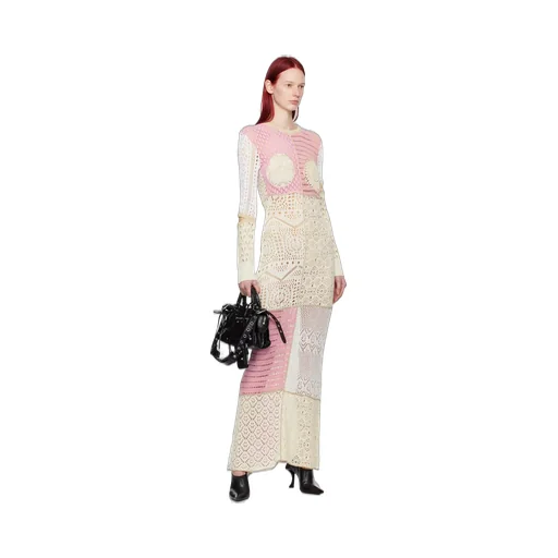 Regenerated Long-Sleeved Dress