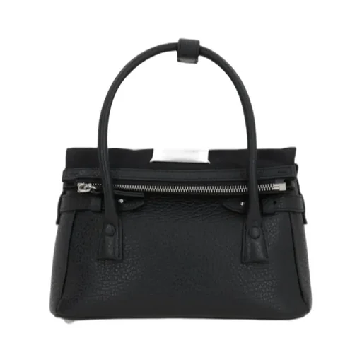 Logo Patch Top Handle Bag