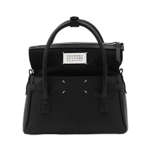 Logo Patch Top Handle Bag