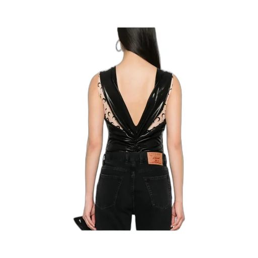V-Neck Sleeveless Bodysuit