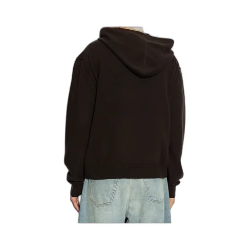 Drawstring Knit Hoodie