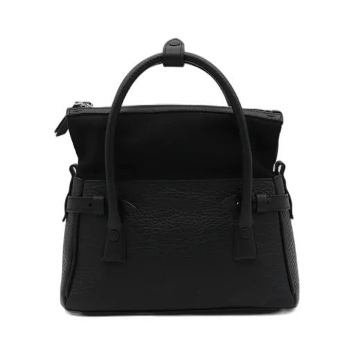 Logo Patch Top Handle Bag