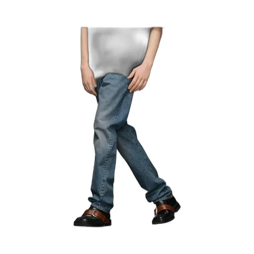 4 Stitch Straight-Leg Jeans