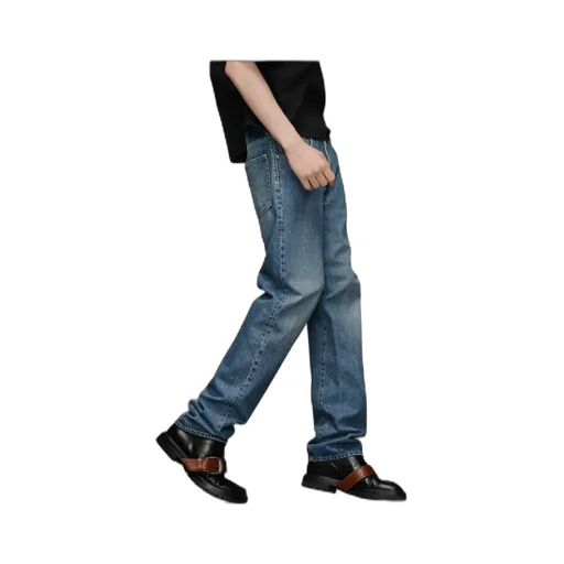 4 Stitch Straight-Leg Jeans