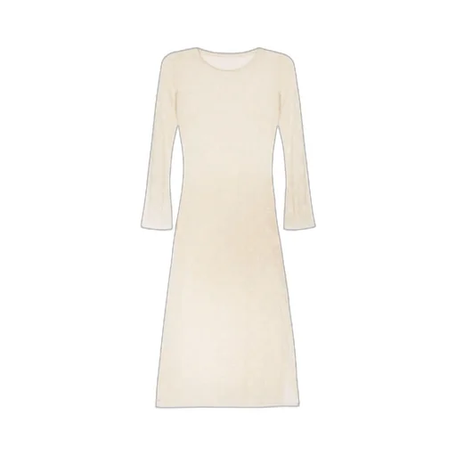 Moonogram Logo Long-Sleeved Dress