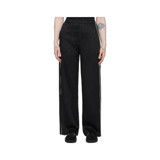 Jacquard Logo Pattern Casual Pants