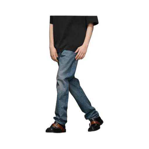 4 Stitch Straight-Leg Jeans