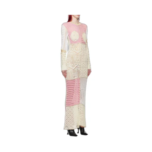 Regenerated Long-Sleeved Dress