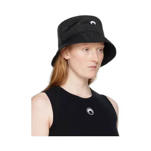 Moire-Effect Bucket Hat