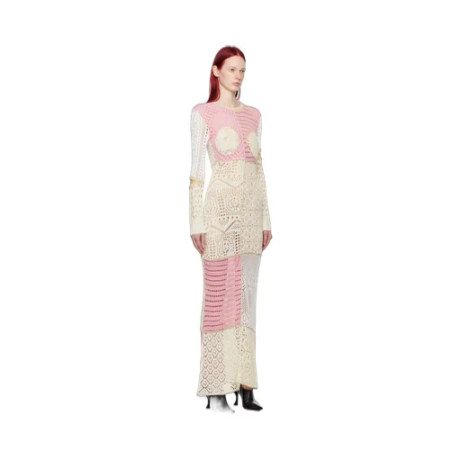 Regenerated Long-Sleeved Dress