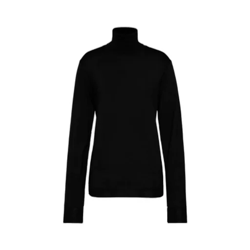 Four-Stitch High-Neck Jumper