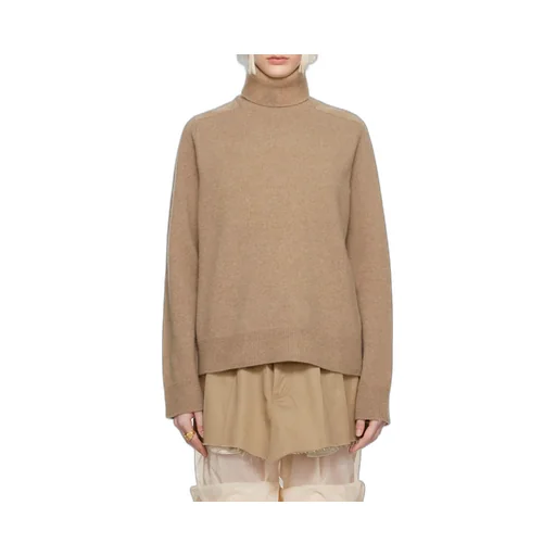 Roll-Neck Knitted Jumper