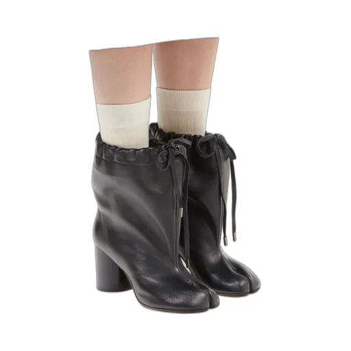 Tabi Balloon Drawstring Ankle Boots