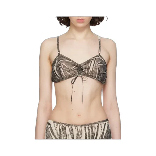 Pattern Printed Detail Bra Underwear