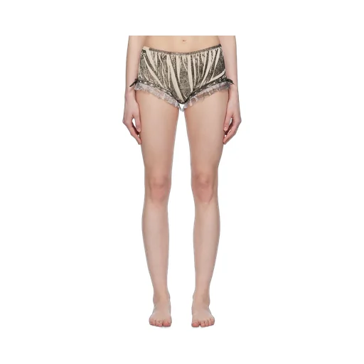 High-Waisted Briefs Pants