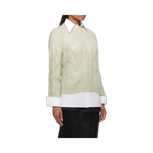 Rib Round-Neck Cardigan