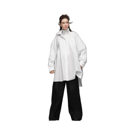 Drop-Shoulder Oversized Shirt