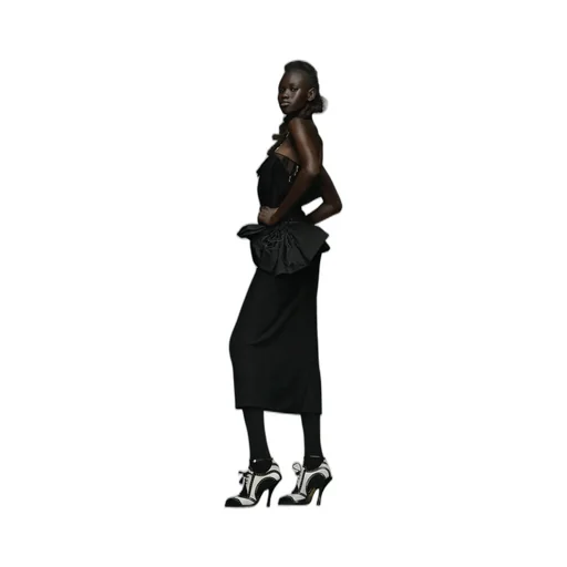 DÉCortiqué Strapless Midi Dress